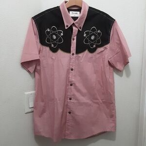 Boozelele Atomic Nuclear Symbol Western Shirt